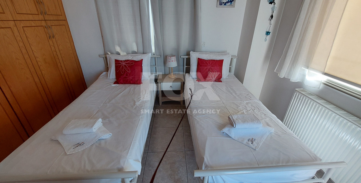 For sale three bedroom villa with Private Pool in Pegeia, Paphos, with available separate title deeds .