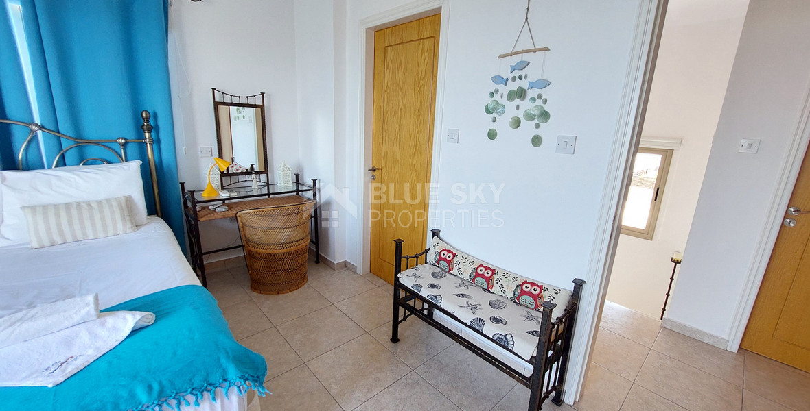 For sale three bedroom villa with Private Pool in Pegeia, Paphos, with available separate title deeds .