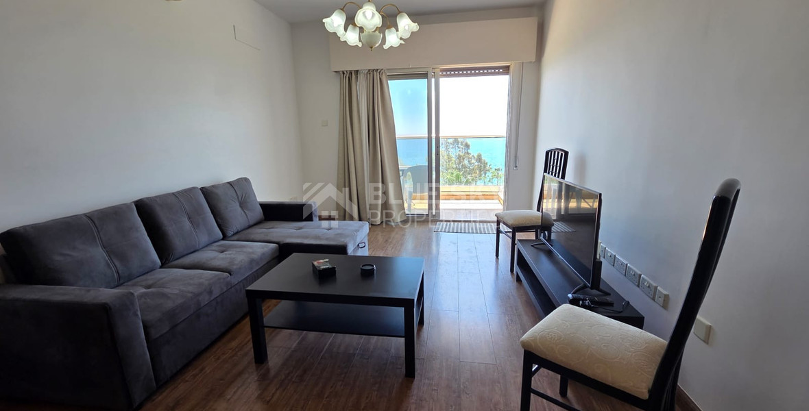 Three Bedroom Furnished Apartment for Rent in Limassol with Full Sea View in the Town Centre