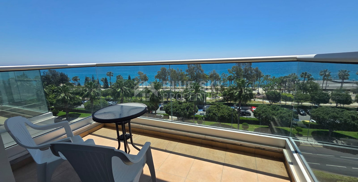 Three Bedroom Furnished Apartment for Rent in Limassol with Full Sea View in the Town Centre