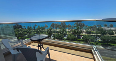 Three Bedroom Furnished Apartment for Rent in Limassol with Full Sea View in the Town Centre