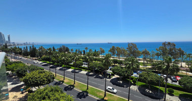 Three Bedroom Furnished Apartment for Rent in Limassol with Full Sea View in the Town Centre