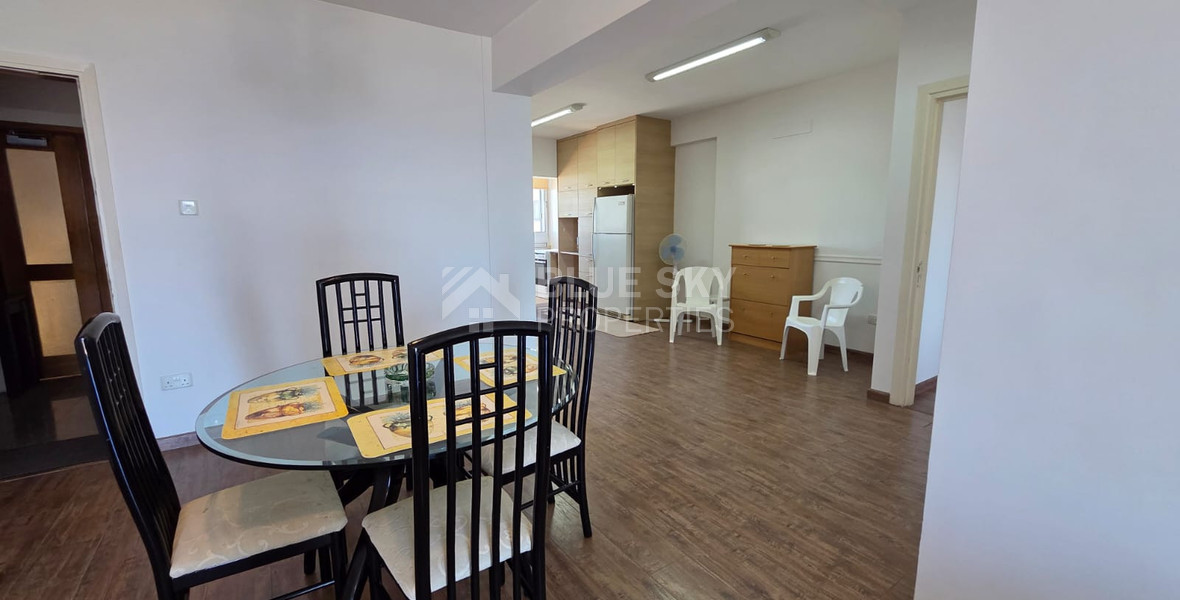 Three Bedroom Furnished Apartment for Rent in Limassol with Full Sea View in the Town Centre