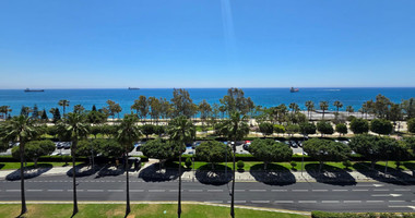 Three Bedroom Furnished Apartment for Rent in Limassol with Full Sea View in the Town Centre