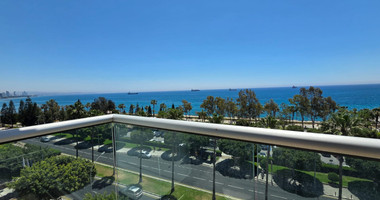 Three Bedroom Furnished Apartment for Rent in Limassol with Full Sea View in the Town Centre