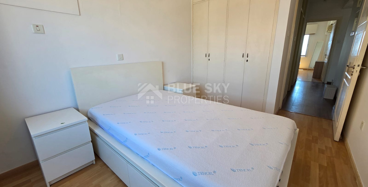 Three Bedroom Furnished Apartment for Rent in Limassol with Full Sea View in the Town Centre