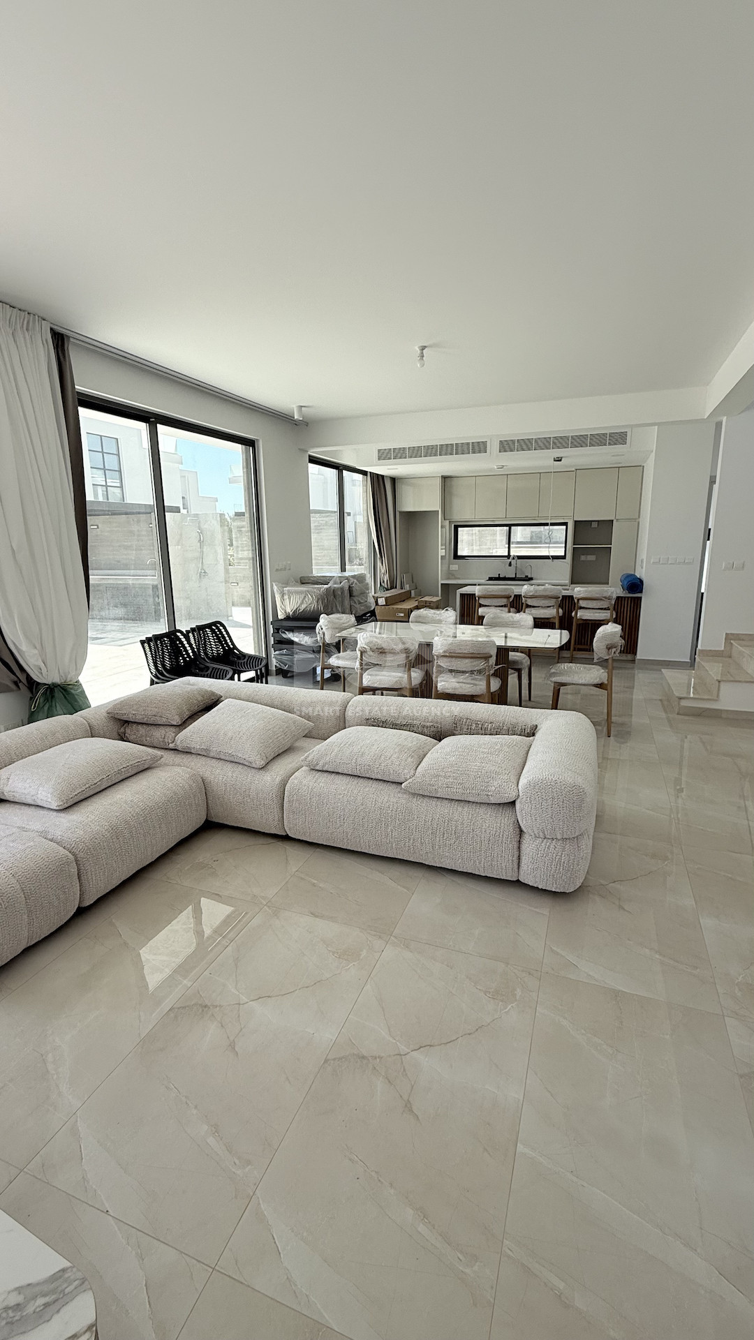 For rent three bedroom Luxury Coastal Villa - Where Elegance Meets Serenity, in Geroskipou in Paphos