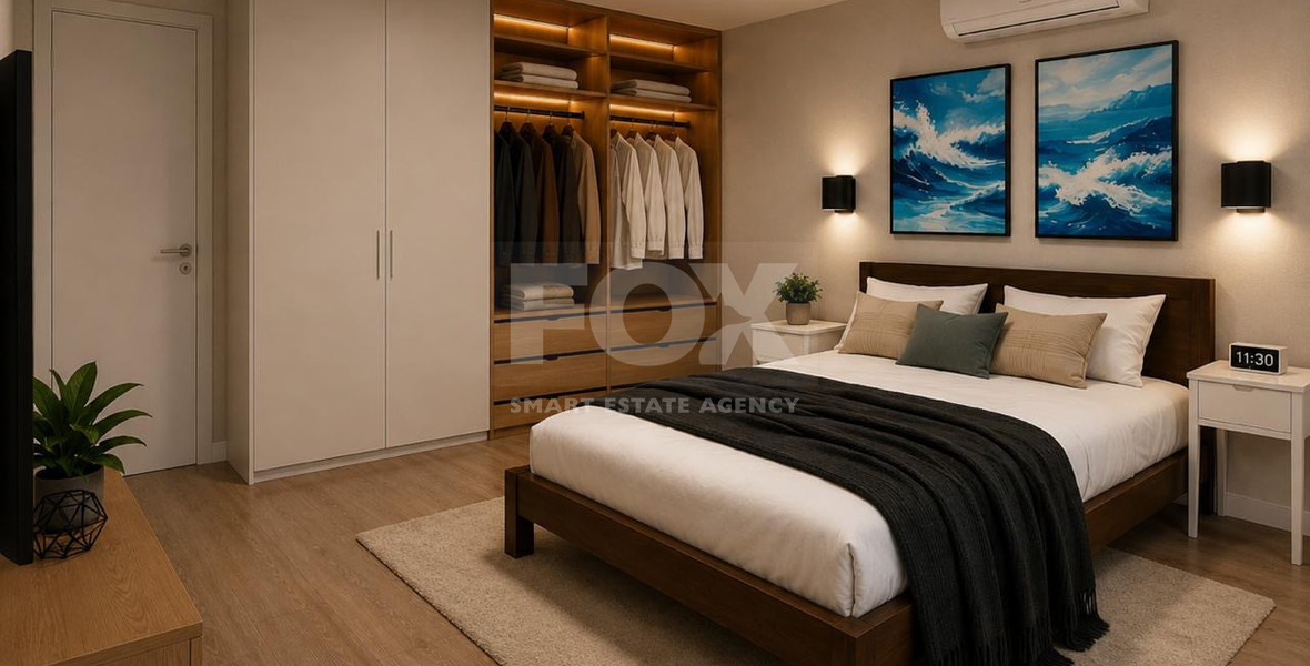 Exclusive three bedroom Whole-Floor Penthouse with Private Veranda in Paphos center, for sale