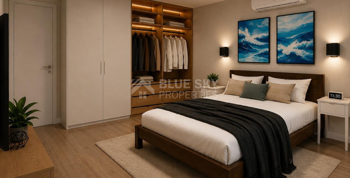 Exclusive three bedroom Whole-Floor Penthouse with Private Veranda in Paphos center, for sale