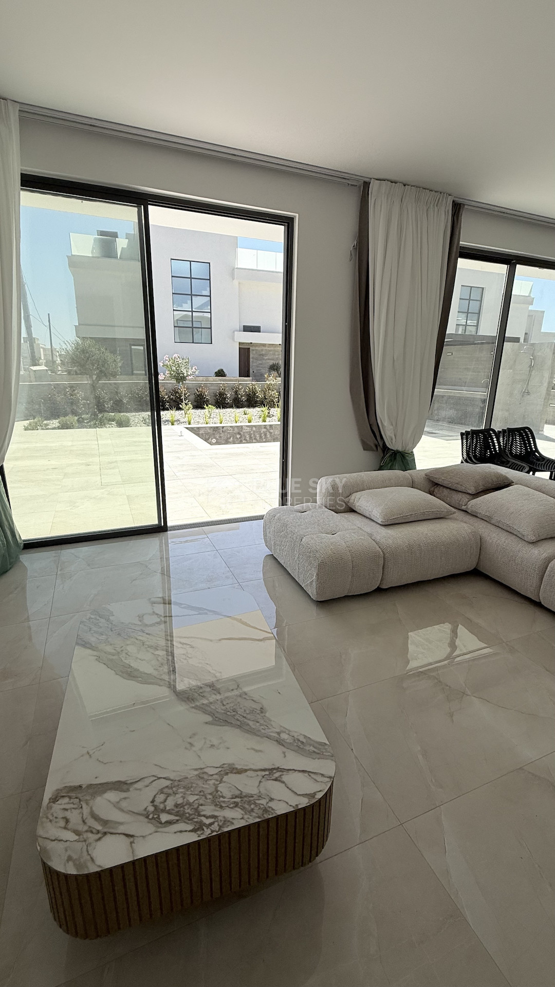 For rent Modern three Bedroom Detached Villa in Geroskipou, in Paphos