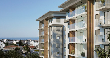 One bedroom apartment for sale on the second floor of a luxury development in Paphos center