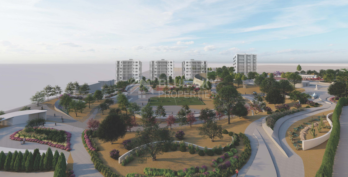 One bedroom apartment for sale on the second floor of a luxury development in Paphos center