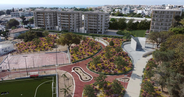 One bedroom apartment for sale on the second floor of a luxury development in Paphos center