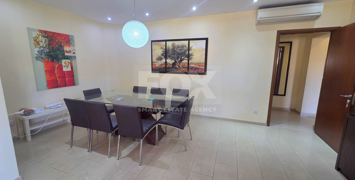 Rare Opportunity – Extra Spacious 208 m² Three-Bedroom Apartment for Rent in Agios Nikolas, Limassol
