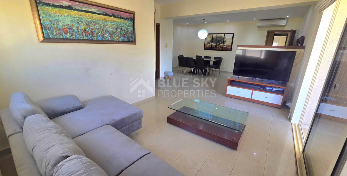 Rare Opportunity – Extra Spacious 208 m² Three-Bedroom Apartment for Rent in Agios Nikolas, Limassol