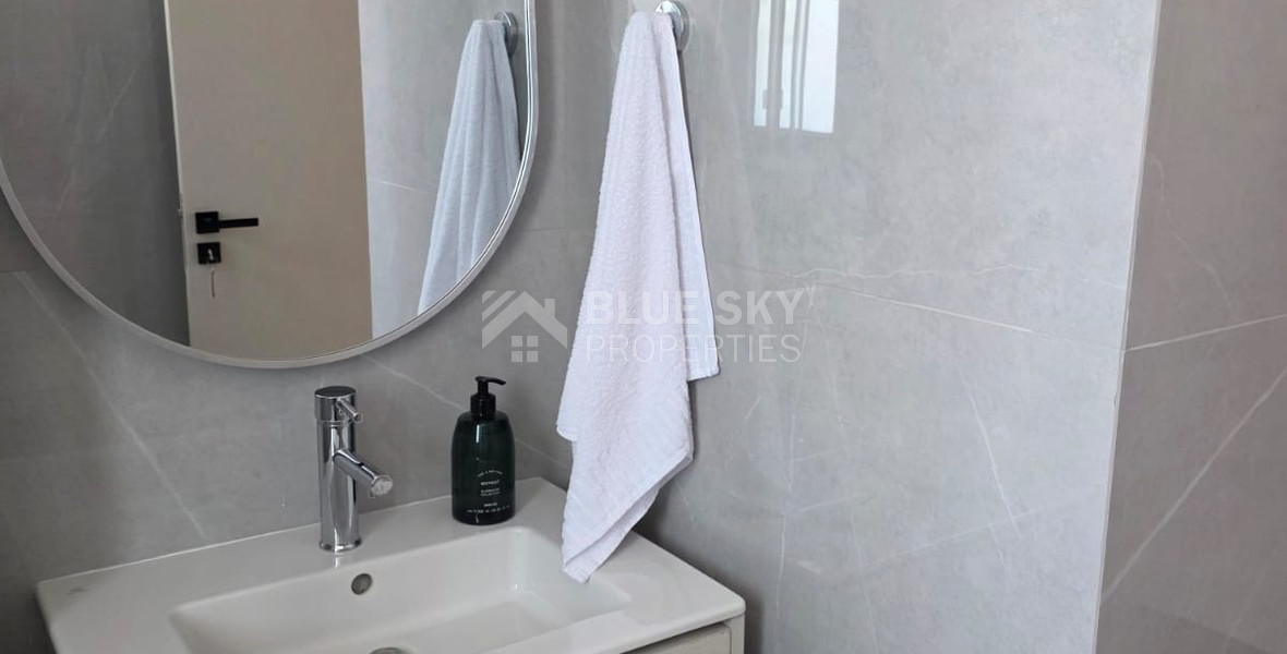 Modern and Spacious Brand New 2-Bedroom Apartment for Rent in Agios Nikolaos, Limassol