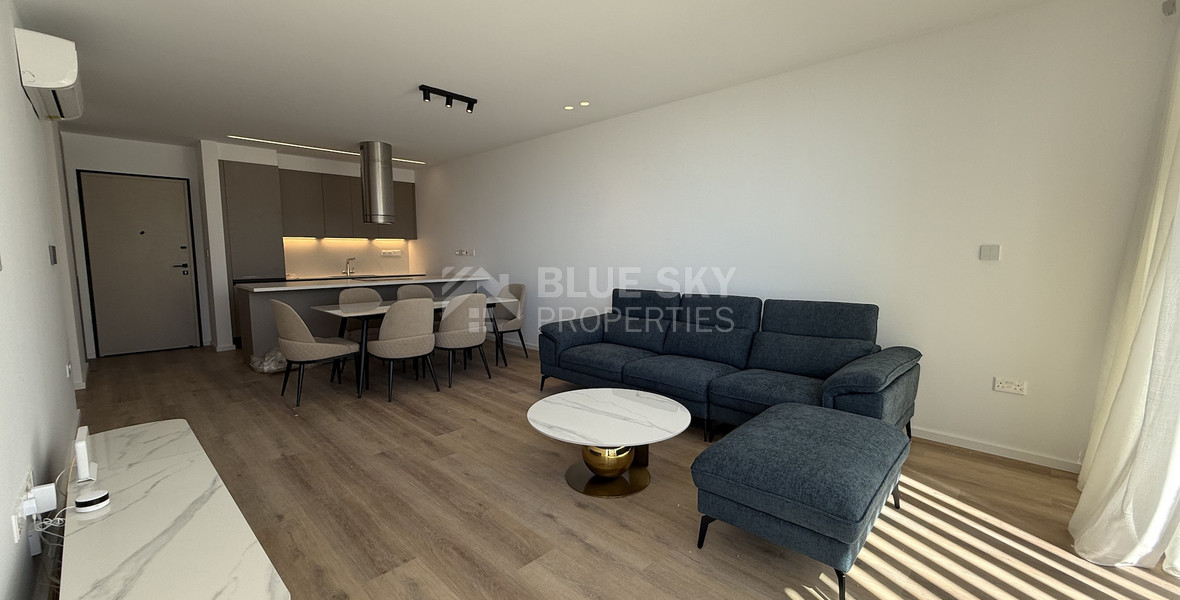 Rent: New Luxury 2-Bedroom furnished Apartment in Panthea, Limassol with communal swimming pool and gym.