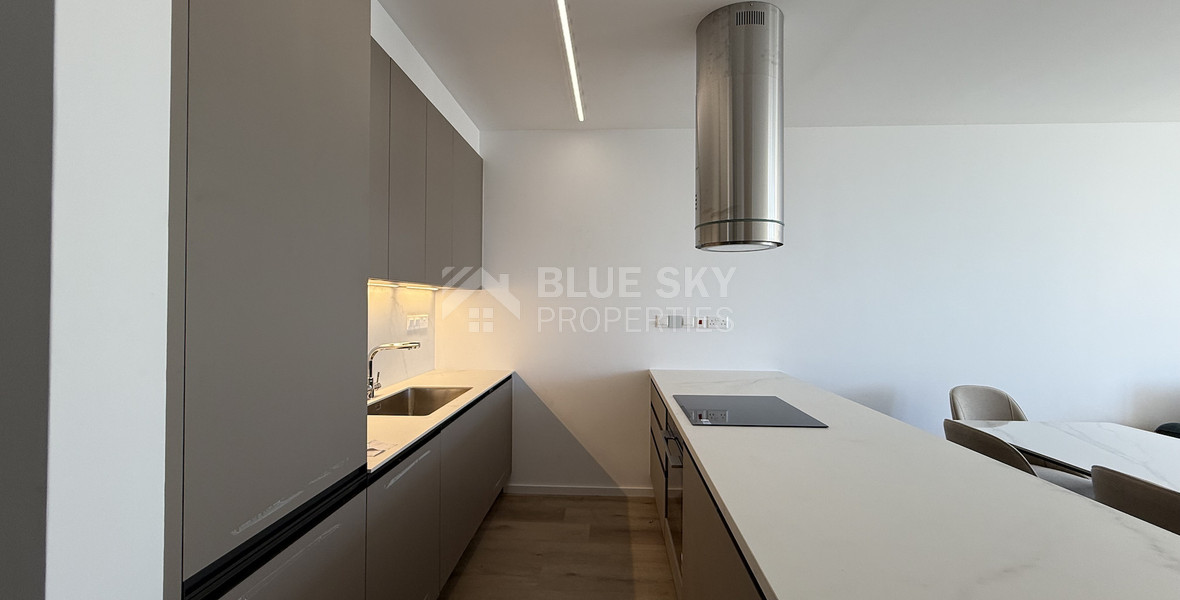 Rent: New Luxury 2-Bedroom furnished Apartment in Panthea, Limassol with communal swimming pool and gym.
