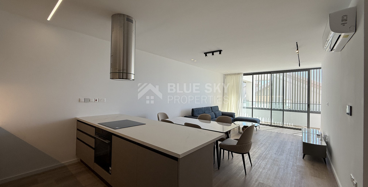 Rent: New Luxury 2-Bedroom furnished Apartment in Panthea, Limassol with communal swimming pool and gym.