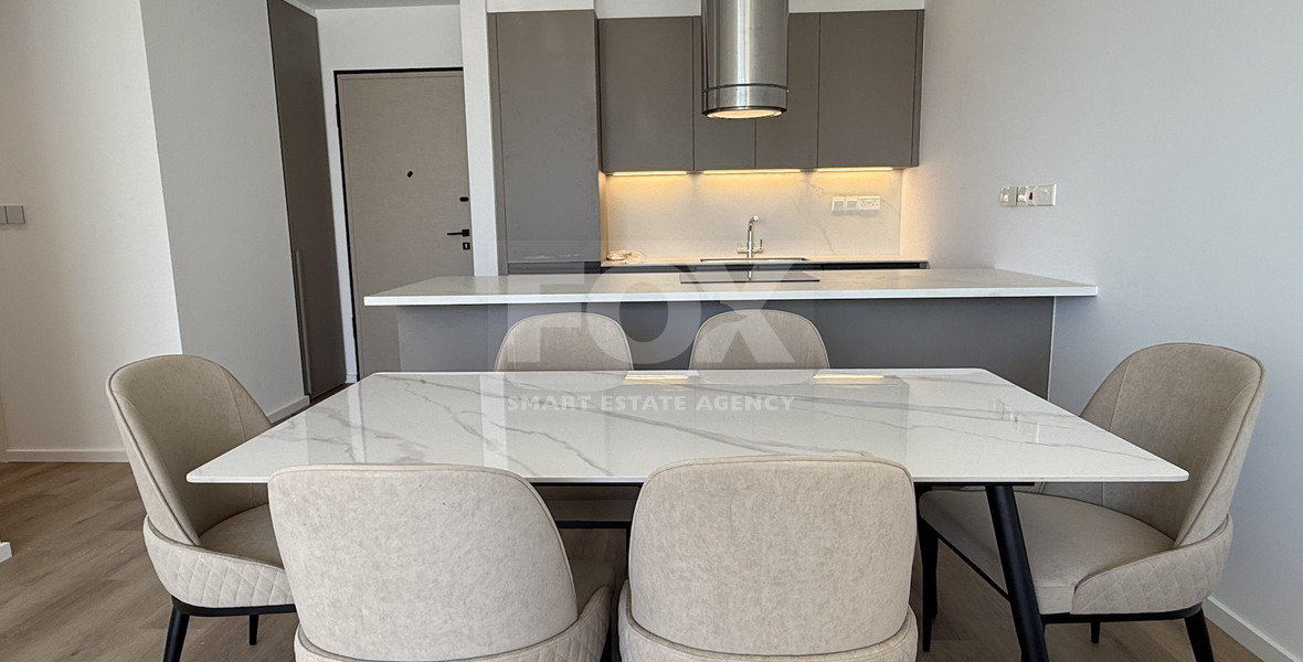 Rent: New Luxury 2-Bedroom furnished Apartment in Panthea, Limassol with communal swimming pool and gym.