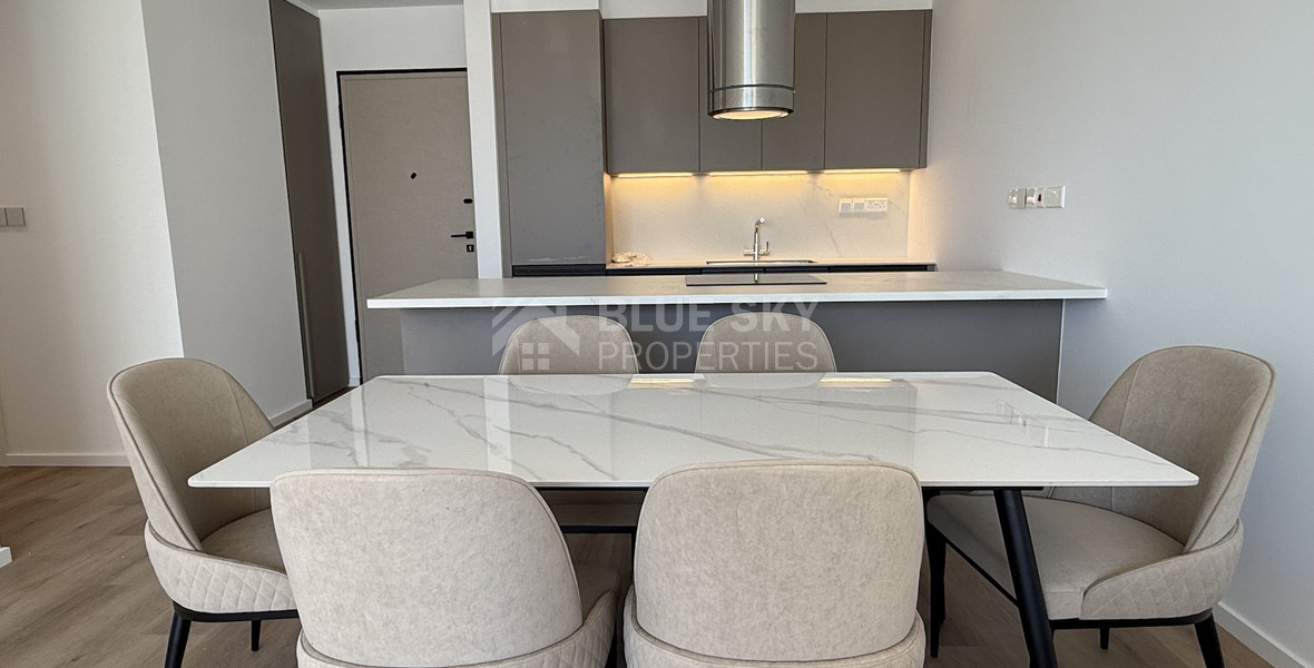 Rent: New Luxury 2-Bedroom furnished Apartment in Panthea, Limassol with communal swimming pool and gym.