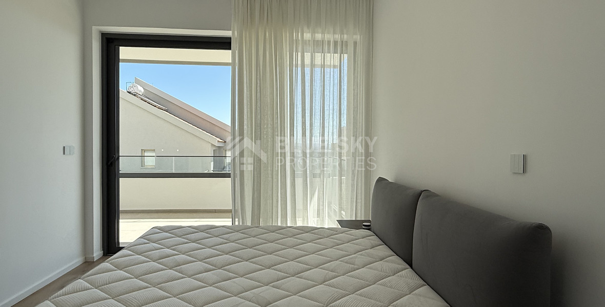 Rent: New Luxury 2-Bedroom furnished Apartment in Panthea, Limassol with communal swimming pool and gym.
