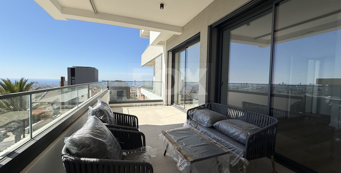 Rent: New Luxury 2-Bedroom furnished Apartment in Panthea, Limassol with communal swimming pool and gym.
