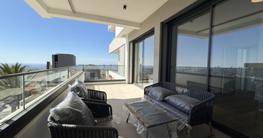 Rent: New Luxury 2-Bedroom furnished Apartment in Panthea, Limassol with communal swimming pool and gym.