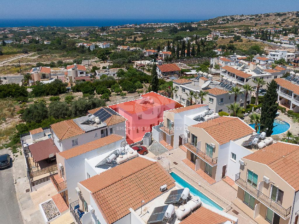 Three-Bedroom Detached House with Private Swimming Pool in Pegeia, Paphos for sale