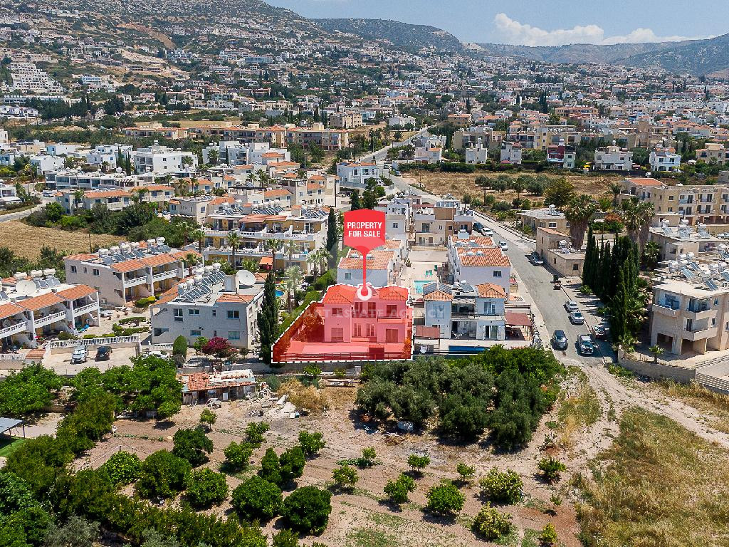 Three-Bedroom Detached House with Private Swimming Pool in Pegeia, Paphos for sale