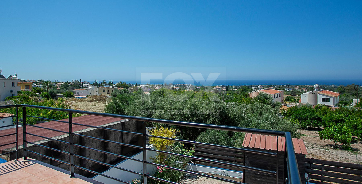 Three-Bedroom Detached House with Private Swimming Pool in Pegeia, Paphos for sale