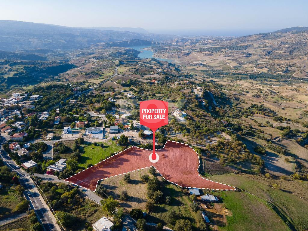 For sale , Residential field with a building density of 90%, in Simou village of Paphos district.