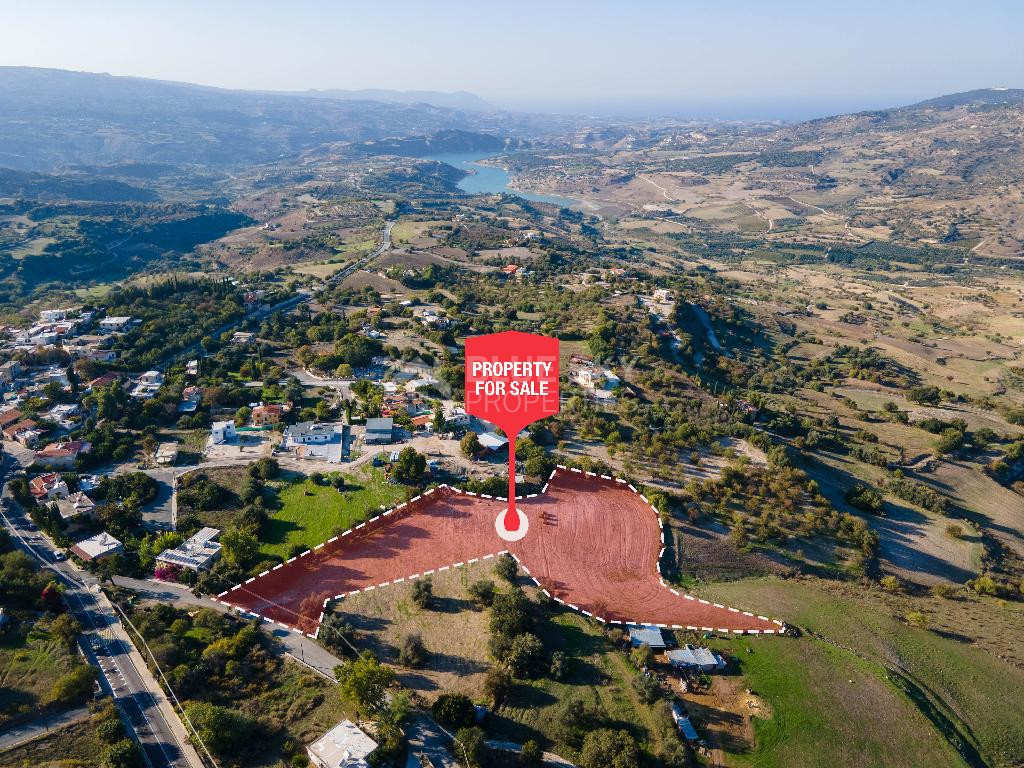 For sale , Residential field with a building density of 90%, in Simou village of Paphos district.