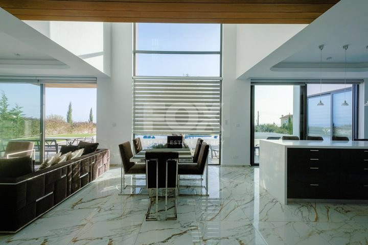 Four bedroom stunning , modern design villa for sale in Lower Peyia, Paphos.