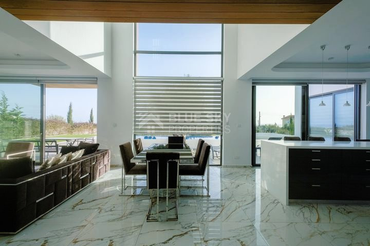 Four bedroom stunning , modern design villa for sale in Lower Peyia, Paphos.
