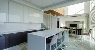 Four bedroom stunning , modern design villa for sale in Lower Peyia, Paphos.
