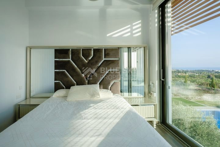 Four bedroom stunning , modern design villa for sale in Lower Peyia, Paphos.
