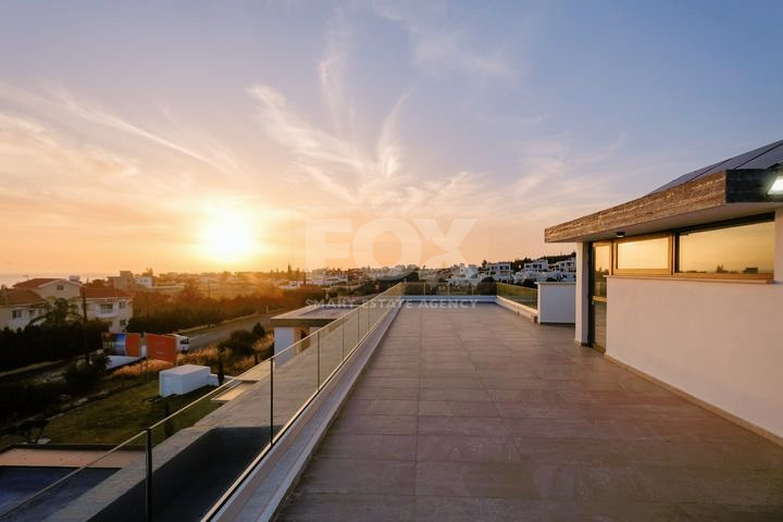 Four bedroom stunning , modern design villa for sale in Lower Peyia, Paphos.