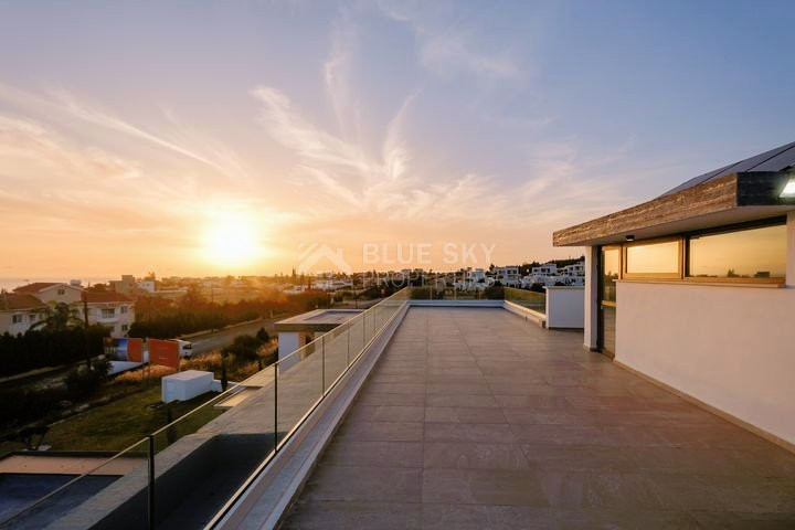 Four bedroom stunning , modern design villa for sale in Lower Peyia, Paphos.
