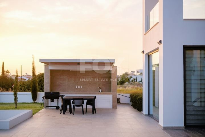 Four bedroom stunning , modern design villa for sale in Lower Peyia, Paphos.