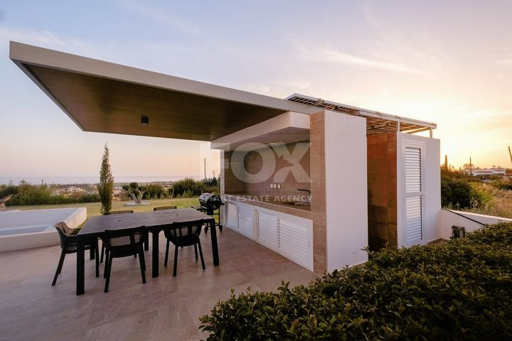 Four bedroom stunning , modern design villa for sale in Lower Peyia, Paphos.