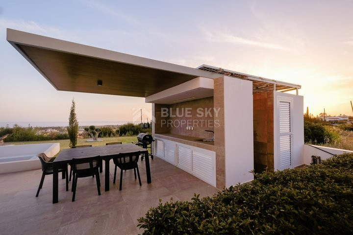 Four bedroom stunning , modern design villa for sale in Lower Peyia, Paphos.