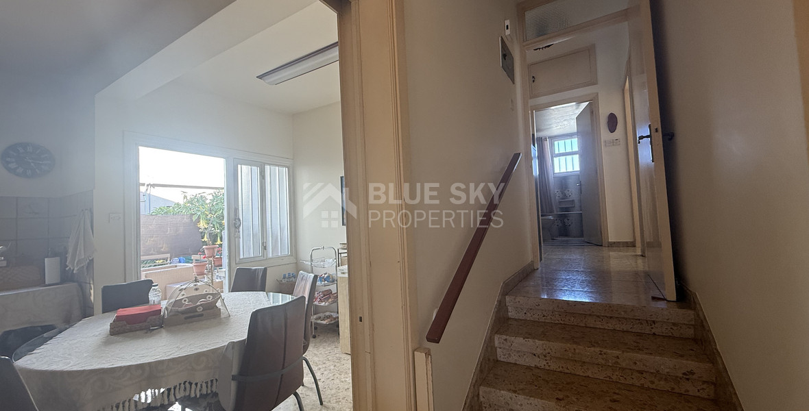 DETACHED 3 BEDROOM HOUSE IN CENTRAL LIMASSOL WITH EXTRA 1 BEDROOM SEMI BASEMENT APARTMENT AND SEPARATE STUDIO.