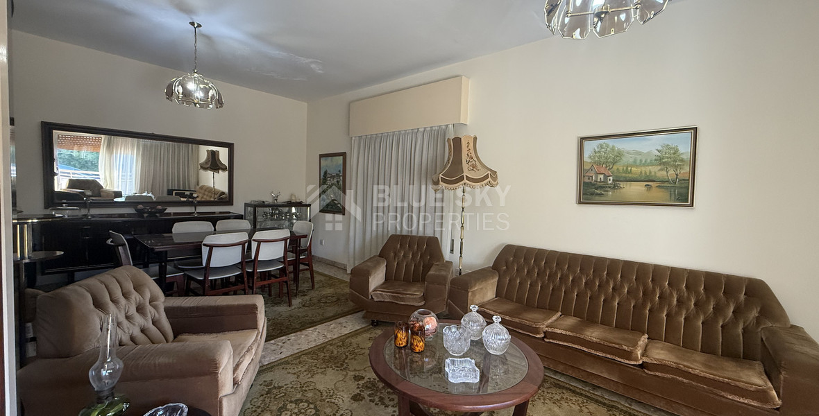 DETACHED 3 BEDROOM HOUSE IN CENTRAL LIMASSOL WITH EXTRA 1 BEDROOM SEMI BASEMENT APARTMENT AND SEPARATE STUDIO.