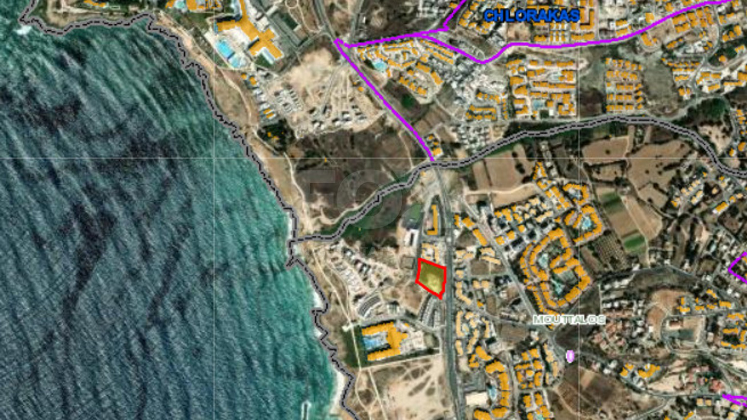 Prime Touristic Development Land for Sale in Mouttalos, Paphos – 5,387 m²