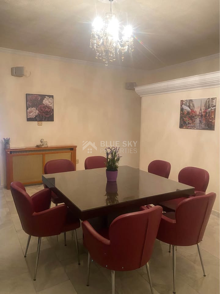 Elegant 3-Bedroom Entire First-Floor Apartment for Rent in Central Limassol