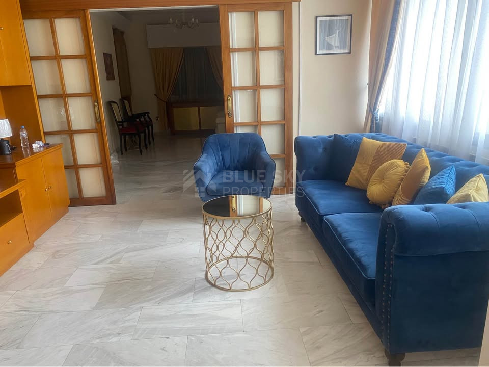 Elegant 3-Bedroom Entire First-Floor Apartment for Rent in Central Limassol