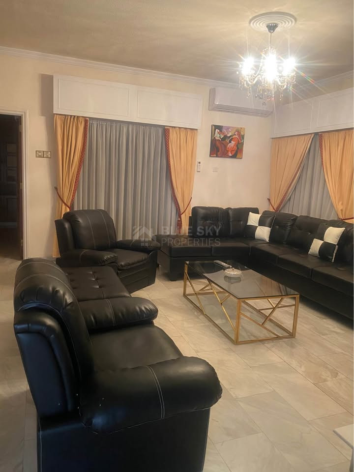 Elegant 3-Bedroom Entire First-Floor Apartment for Rent in Central Limassol