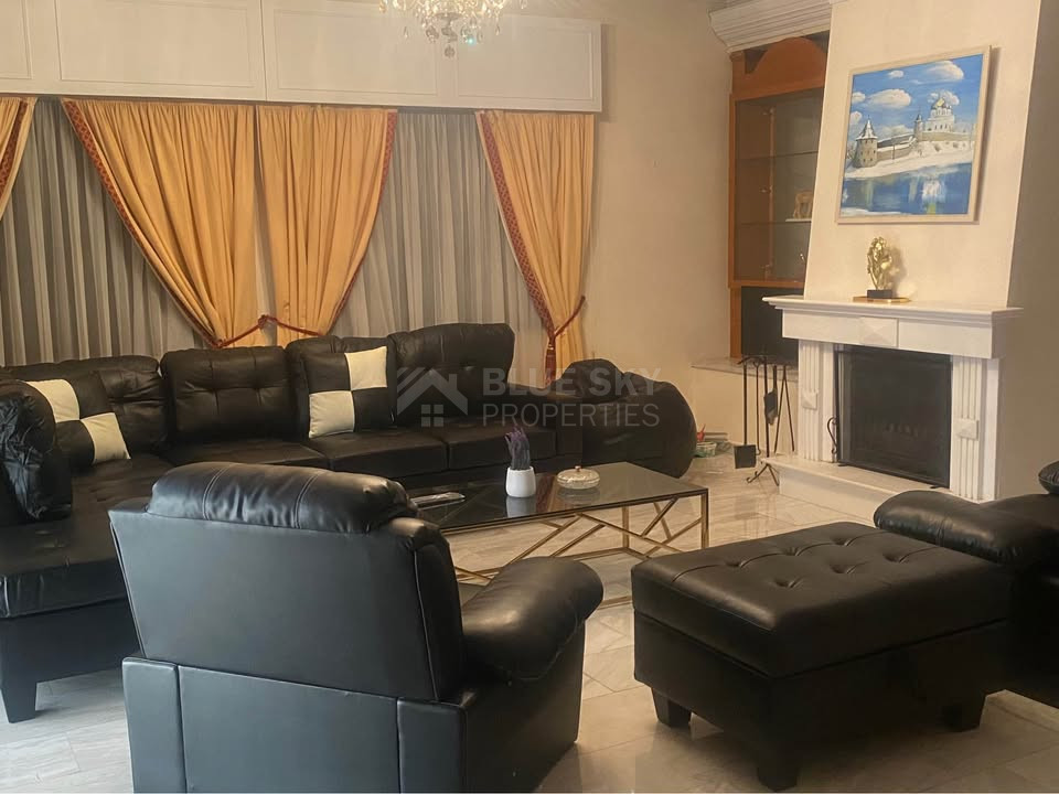 Elegant 3-Bedroom Entire First-Floor Apartment for Rent in Central Limassol