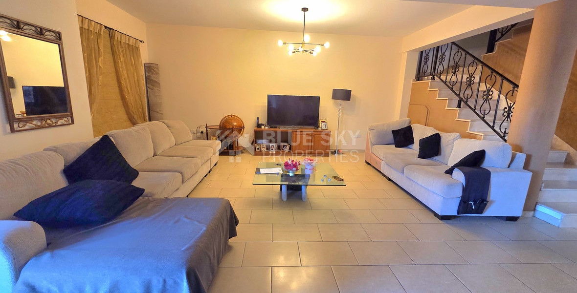 Four bedroom spacious semidetached house in Omonoia, Limassol for rent